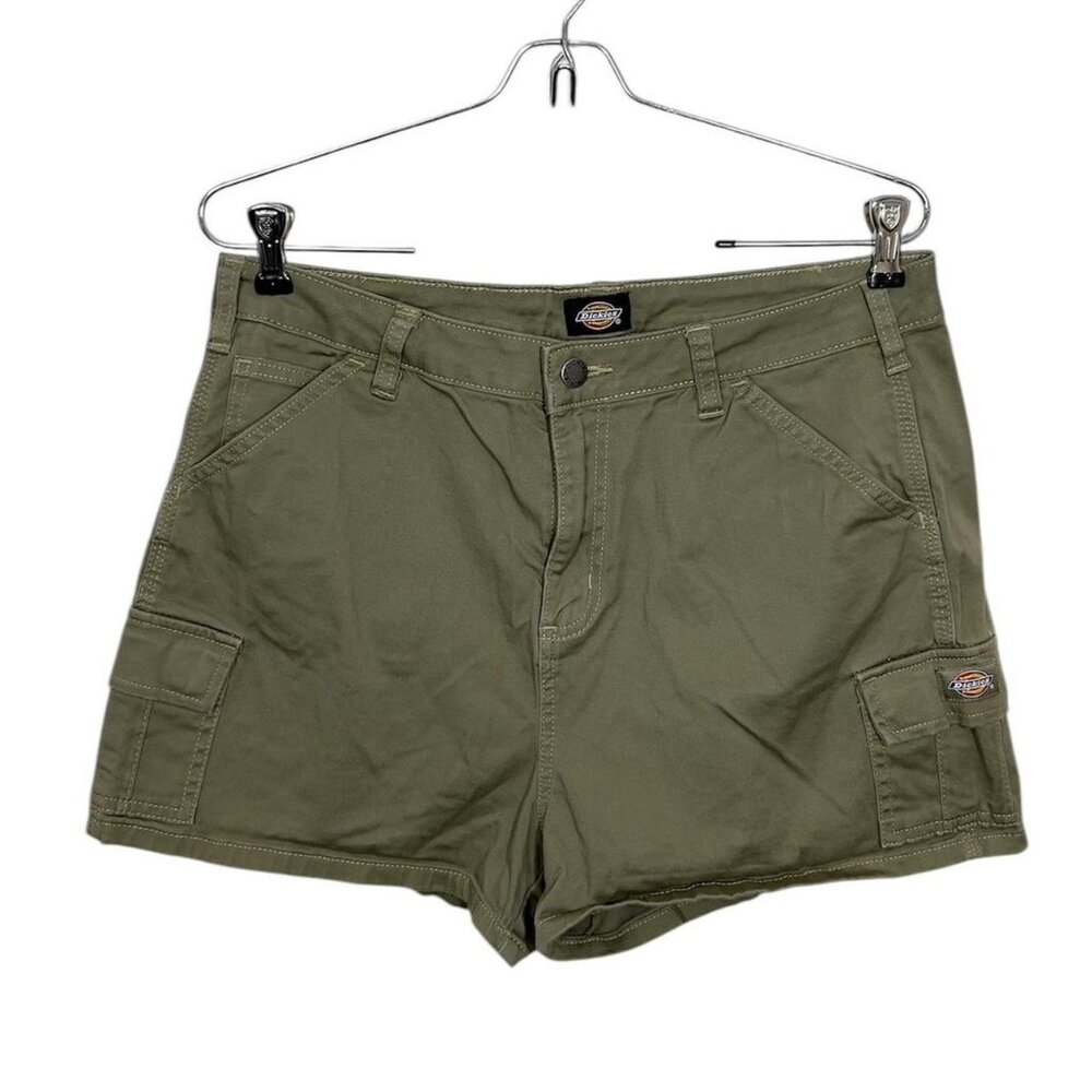 Dickies‎ Army Green Cargo Shorts High Waisted